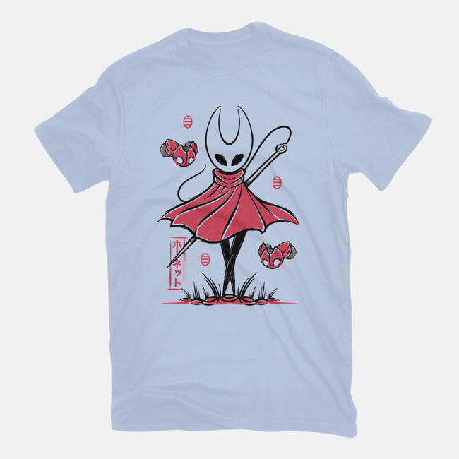Hornet Japanese Art-Womens-Fitted-Tee-Alundrart