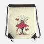 Hornet Japanese Art-None-Drawstring-Bag-Alundrart