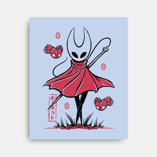 Hornet Japanese Art-None-Stretched-Canvas-Alundrart