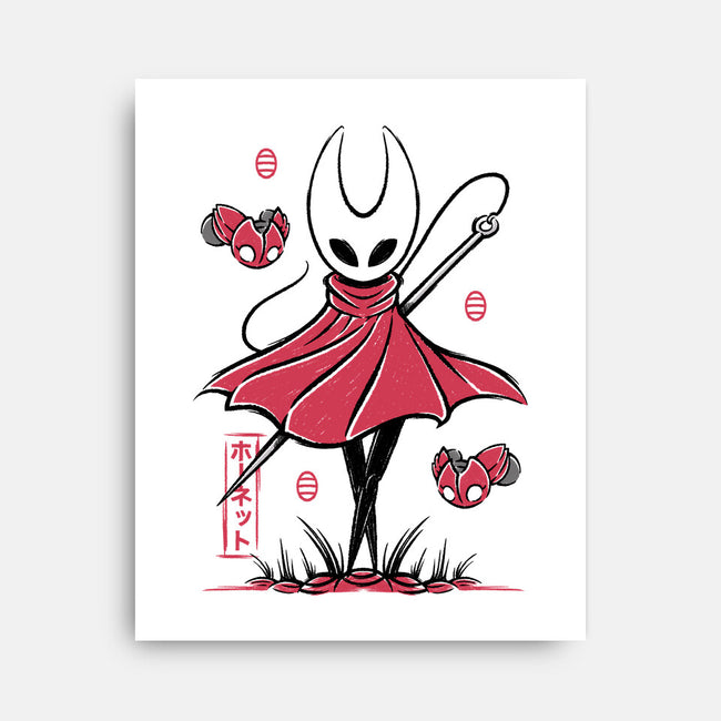 Hornet Japanese Art-None-Stretched-Canvas-Alundrart