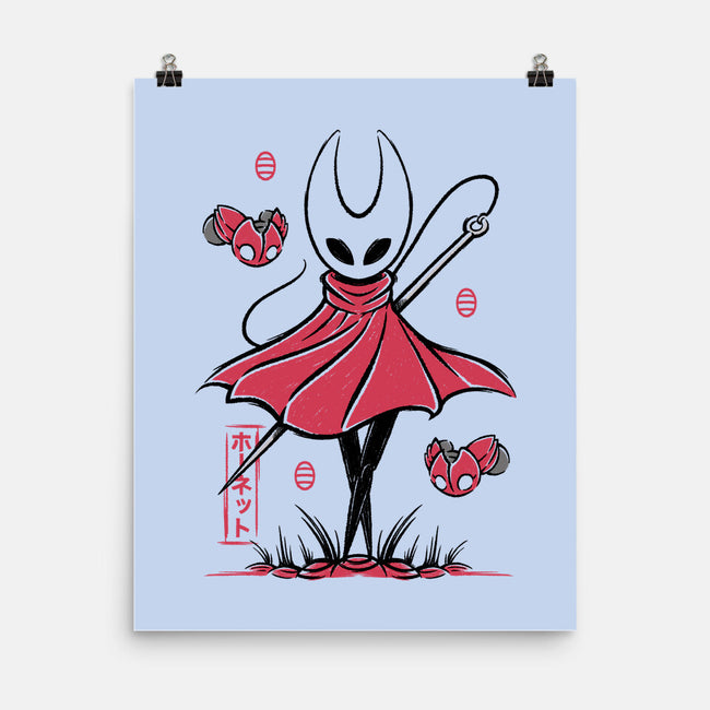 Hornet Japanese Art-None-Matte-Poster-Alundrart