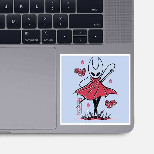 Hornet Japanese Art-None-Glossy-Sticker-Alundrart
