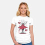 Hornet Japanese Art-Womens-Fitted-Tee-Alundrart