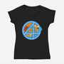 Cosmic Four-Womens-V-Neck-Tee-Tri haryadi