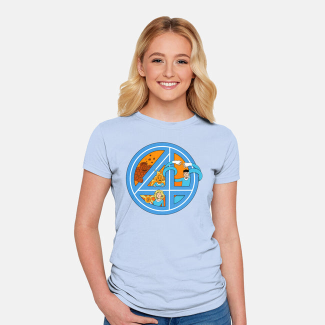 Cosmic Four-Womens-Fitted-Tee-Tri haryadi