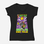 Friday Night Frights-Womens-V-Neck-Tee-krisren28