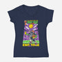 Friday Night Frights-Womens-V-Neck-Tee-krisren28
