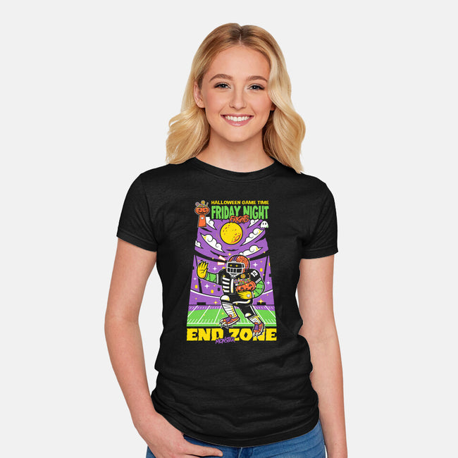 Friday Night Frights-Womens-Fitted-Tee-krisren28