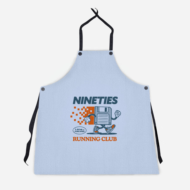 Nineties Run Club-Unisex-Kitchen-Apron-dfonseca
