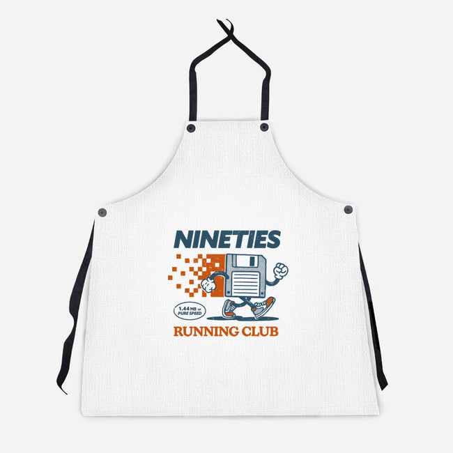 Nineties Run Club-Unisex-Kitchen-Apron-dfonseca
