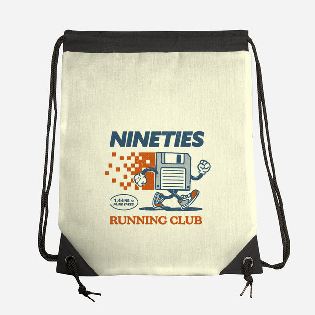 Nineties Run Club-None-Drawstring-Bag-dfonseca