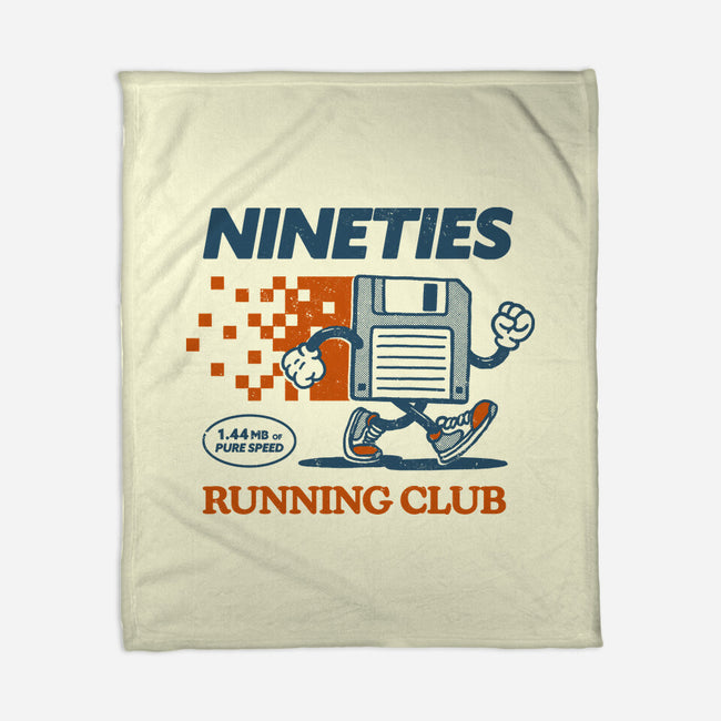 Nineties Run Club-None-Fleece-Blanket-dfonseca