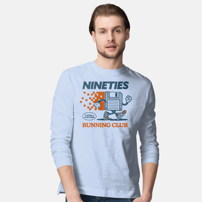 Nineties Run Club-Mens-Long Sleeved-Tee-dfonseca