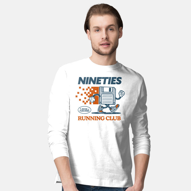 Nineties Run Club-Mens-Long Sleeved-Tee-dfonseca