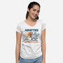 Nineties Run Club-Womens-V-Neck-Tee-dfonseca