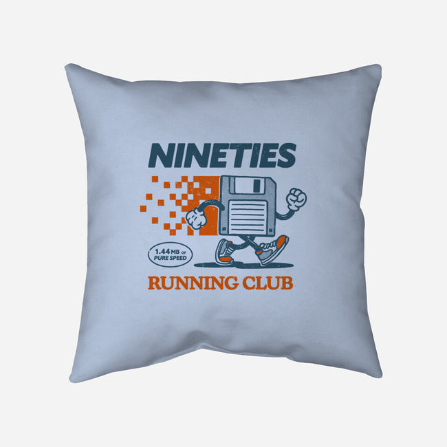 Nineties Run Club-None-Removable Cover w Insert-Throw Pillow-dfonseca