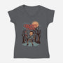 Groovy Time-Womens-V-Neck-Tee-dfonseca