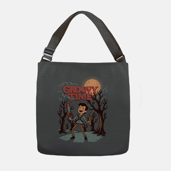 Groovy Time-None-Adjustable Tote-Bag-dfonseca