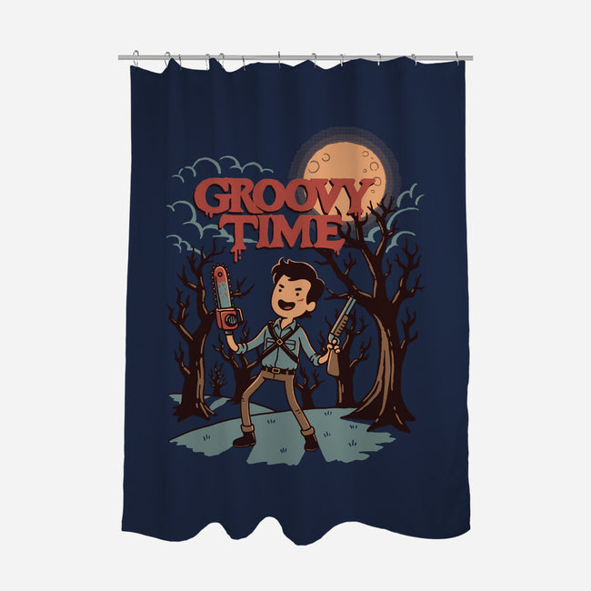 Groovy Time-None-Polyester-Shower Curtain-dfonseca