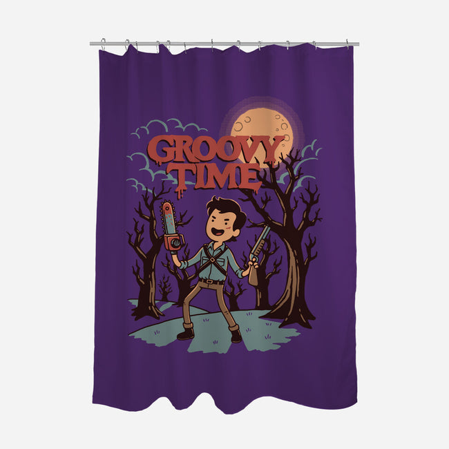 Groovy Time-None-Polyester-Shower Curtain-dfonseca