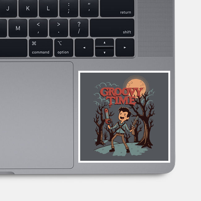 Groovy Time-None-Glossy-Sticker-dfonseca