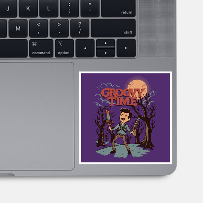 Groovy Time-None-Glossy-Sticker-dfonseca