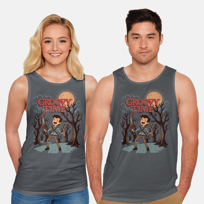 Groovy Time-Unisex-Basic-Tank-dfonseca