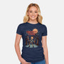 Groovy Time-Womens-Fitted-Tee-dfonseca