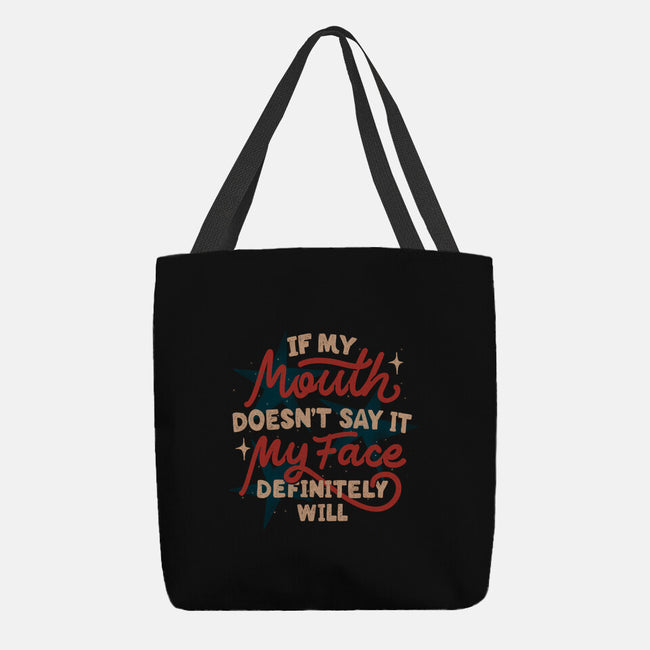 My Face Definitely Will-None-Basic Tote-Bag-koalastudio