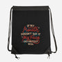 My Face Definitely Will-None-Drawstring-Bag-koalastudio