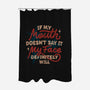 My Face Definitely Will-None-Polyester-Shower Curtain-koalastudio