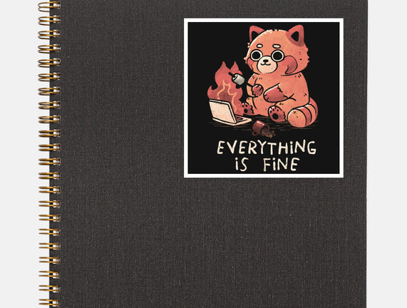 Red Pand Everything Is Fine