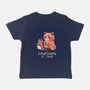 Red Pand Everything Is Fine-Baby-Basic-Tee-koalastudio