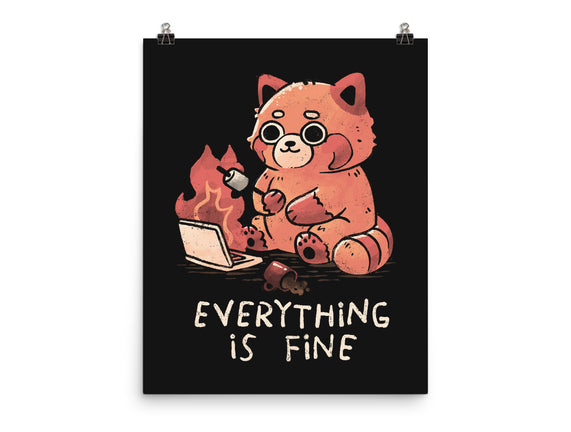 Red Pand Everything Is Fine
