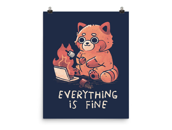 Red Pand Everything Is Fine