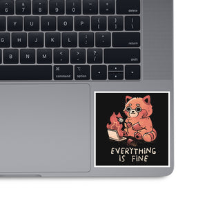 Red Pand Everything Is Fine