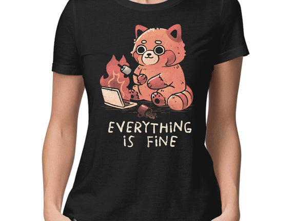 Red Pand Everything Is Fine
