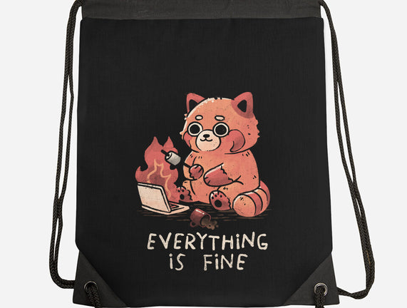 Red Pand Everything Is Fine