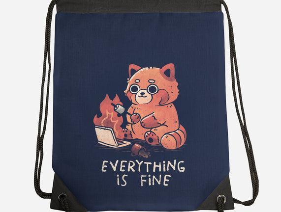 Red Pand Everything Is Fine