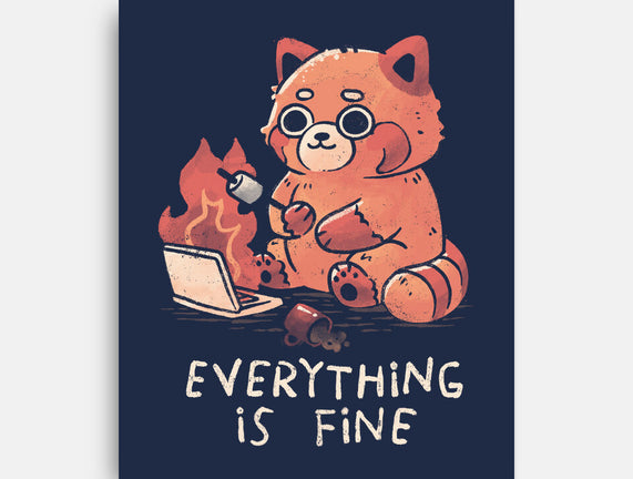 Red Pand Everything Is Fine