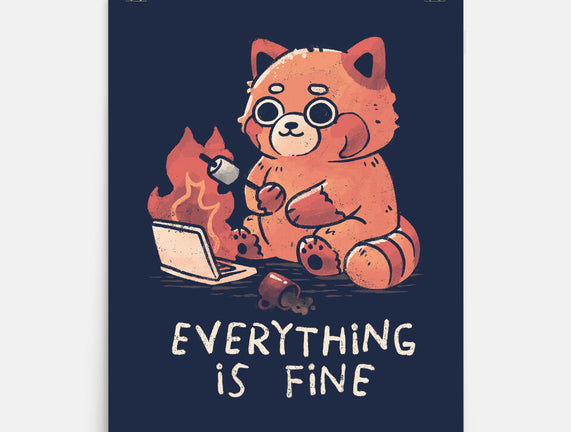 Red Pand Everything Is Fine