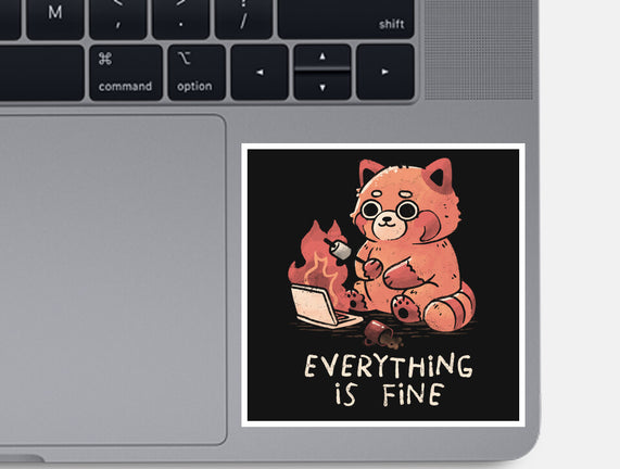 Red Pand Everything Is Fine