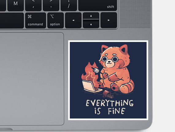 Red Pand Everything Is Fine