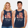Red Pand Everything Is Fine-Unisex-Basic-Tank-koalastudio