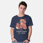 Red Pand Everything Is Fine-Mens-Basic-Tee-koalastudio