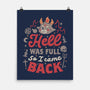 Hell Was Full-None-Matte-Poster-eduely