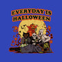Everyday Is Halloween-Mens-Basic-Tee-Green Devil