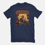 Everyday Is Halloween-Womens-Basic-Tee-Green Devil