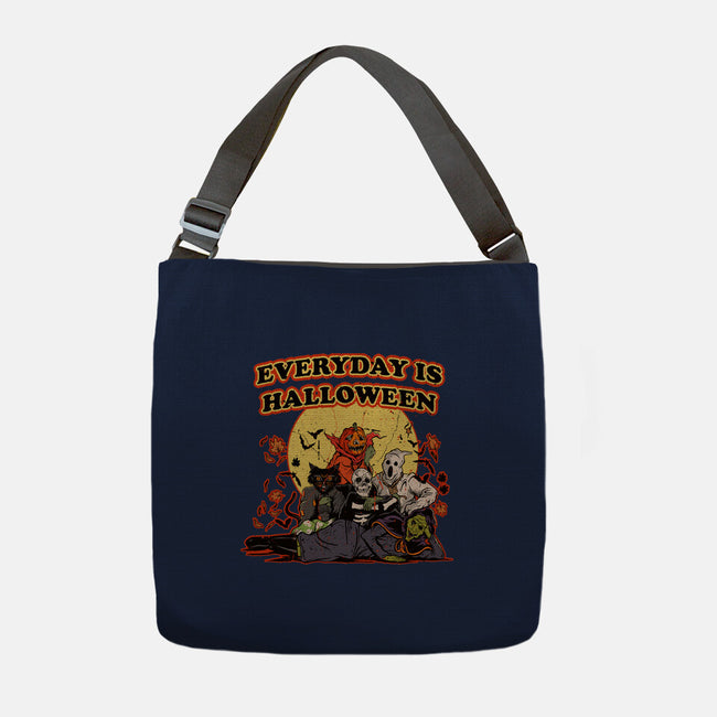 Everyday Is Halloween-None-Adjustable Tote-Bag-Green Devil