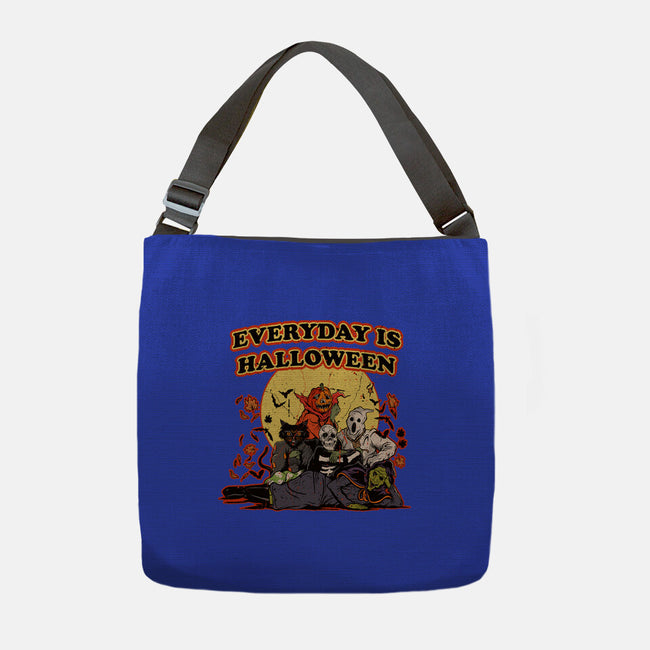 Everyday Is Halloween-None-Adjustable Tote-Bag-Green Devil